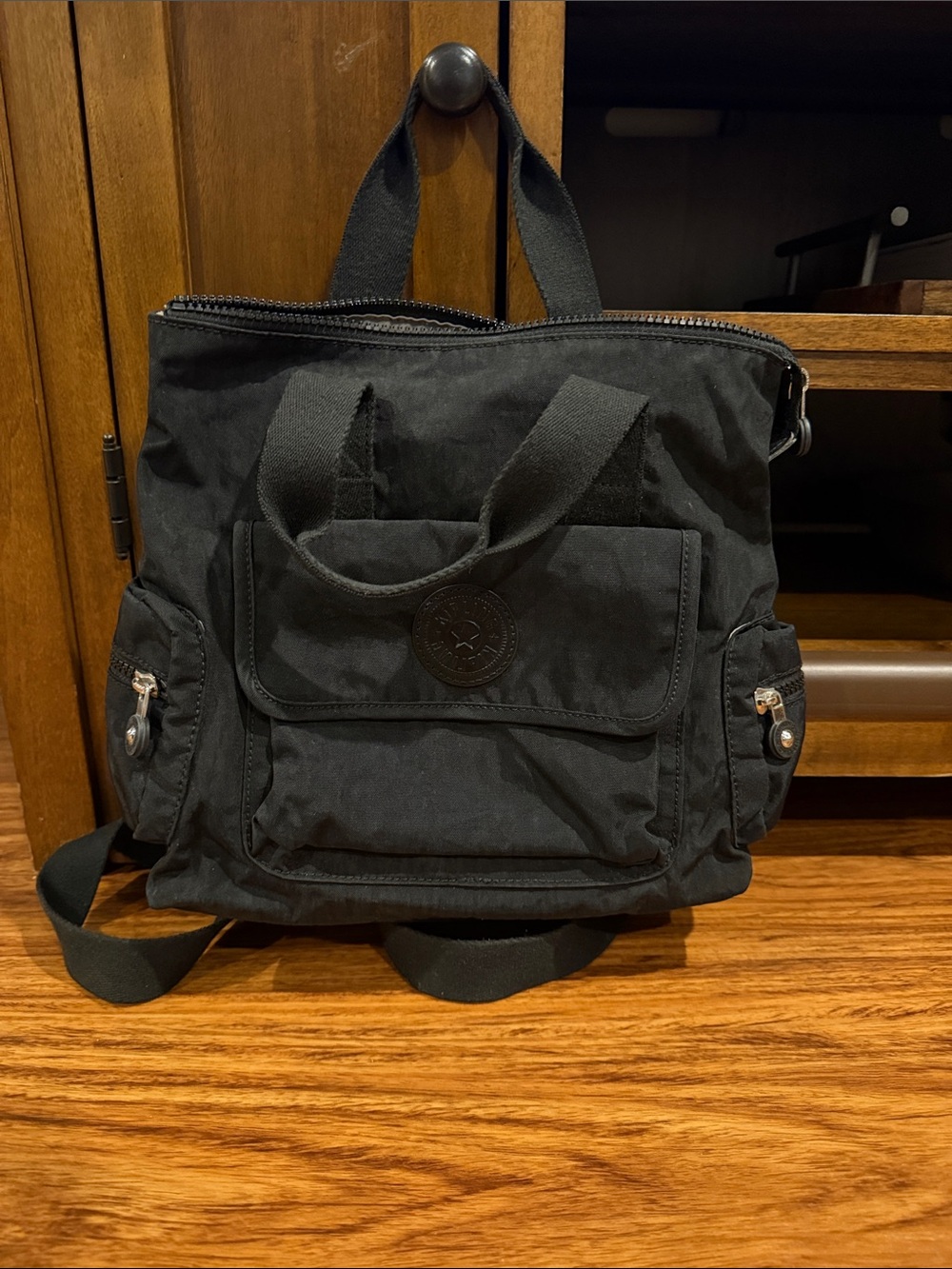 Black Casual Womens  Backpack - Kipling